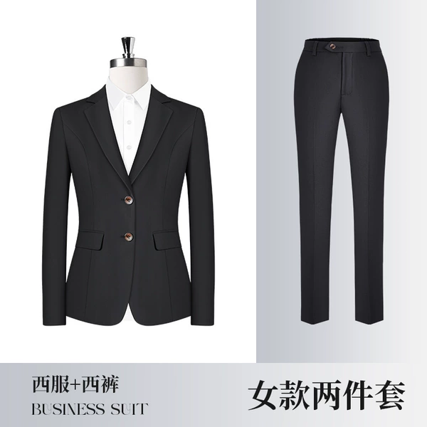 Black jacket, trousers