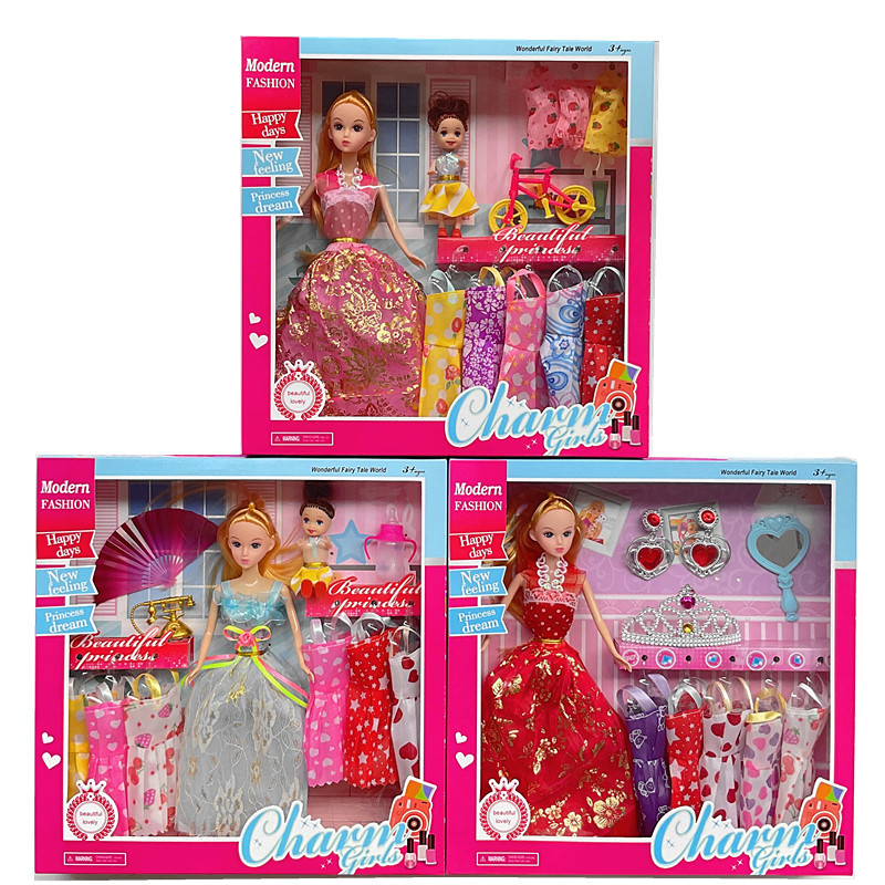 Lele barbie muñeca caja de regalo traje entrenamiento clase chica princesa juguete premio puesto jugar casa al por mayor