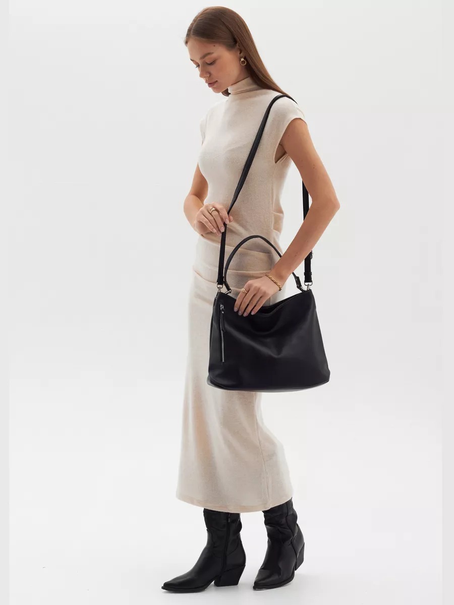 Women's Shoulder Bag Large Capacity Versatile Bucket Bag Classic_voghion.com
