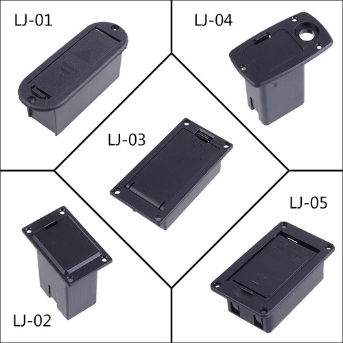 Guitar accessories 9V active pickup guitar battery box battery compartment 9V bass battery box battery compartment