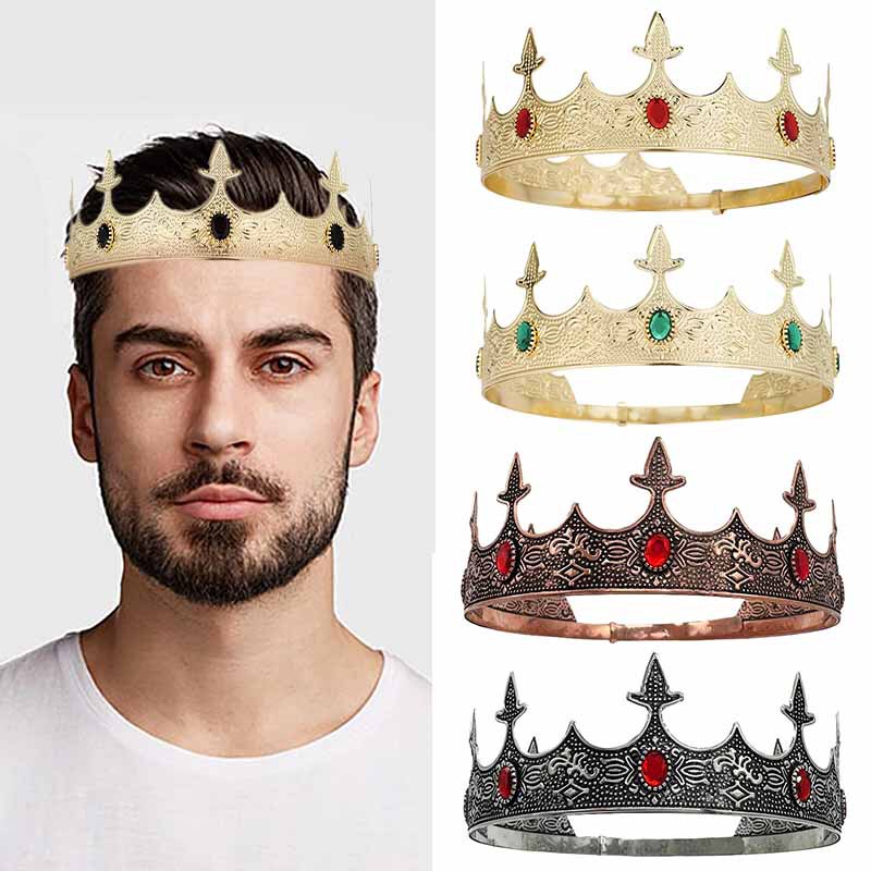 Bridal Headwear Baroque European and American Crown Women's Eighteenth Birthday Wedding Dress Crown Women's Simple Atmospheric Princess Superior