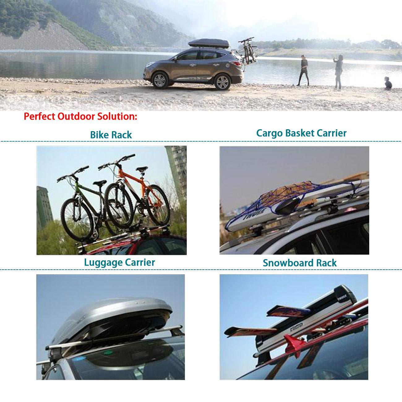 Universal Car Roof Crossbar, Aluminum Alloy Silent Luggage Rack, Adjustable Bracket Wholesale from Manufacturer