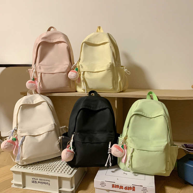 Los estudiantes de soft Sister tienen mochilas escolares simples y ligeras en clase, mochilas de ocio, mochilas de hombro, mochilas de alto valor facial, pequeñas y frescas, de gran capacidad, para niñas.