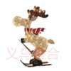 Cross -border new product Christmas deer Lighting Happy New Year Garden Christmas Laughing Deer