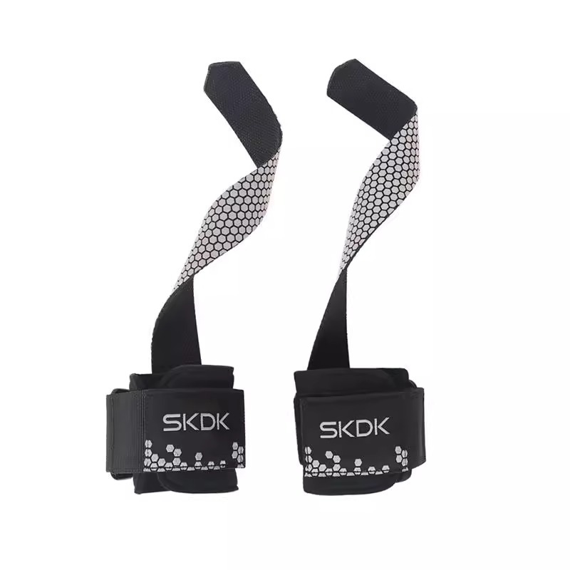 Fitness brazalete cinturón de asistencia deportiva entrenamiento de fuerza cinturón de agarre antideslizante protector de palma de silicona equipo de protección de dominadas al por mayor