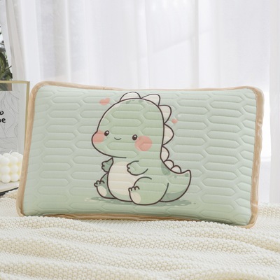 kindergarten Cartoon children Borneol pillow case latex Mezzanine kindergarten Siesta pillow baby pillow washing