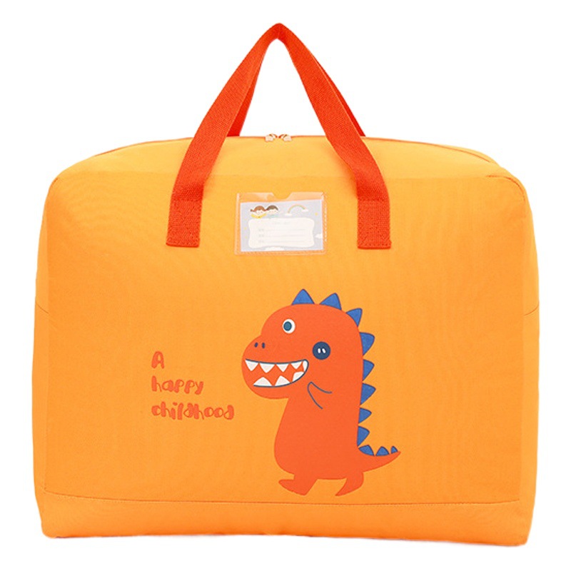 Casa de dibujos animados edredón organización bolsa de almacenamiento de gran capacidad bolsa de viaje bolsa de movimiento niños animal edredón bolsa al por mayor