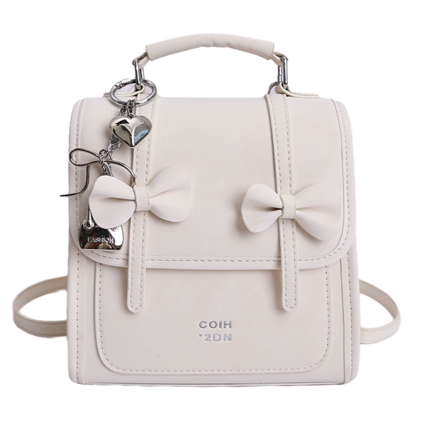 Mochila de temperamento de viaje femenino 2026 de alto valor de cara simple coreana mochila de viaje nuevo arco bolso pequeño