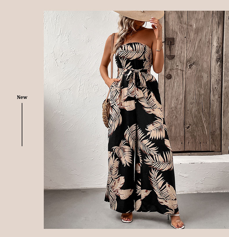 224g Weight Full Length Pants Length Polyester Fabric Type Mid Waist Waist Line Inelastic Elasticity Bodysuits Tops Type Street Occasion Regular Fit Fit Type Printing Pattern Summer Season Women'S Gender Printing, Pocket Design Streetwear Style Women'S Street Bodysuits Streetwear Printing Full Length Printing Pocket