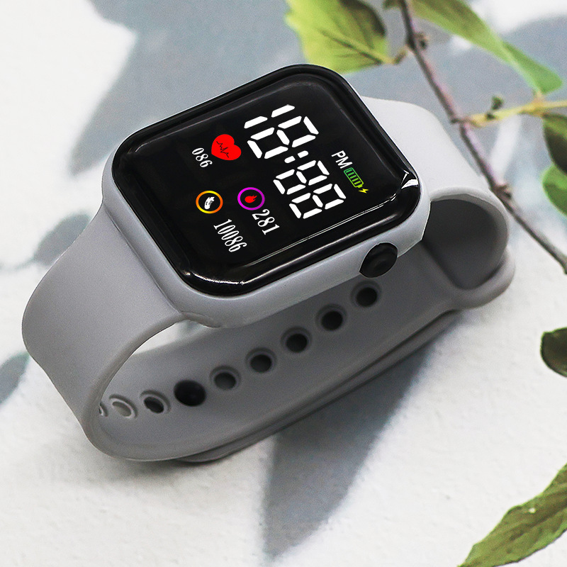 Nuevo 10086 Love Cube Pareja Reloj deportivo LED Reloj electrónico para estudiantes