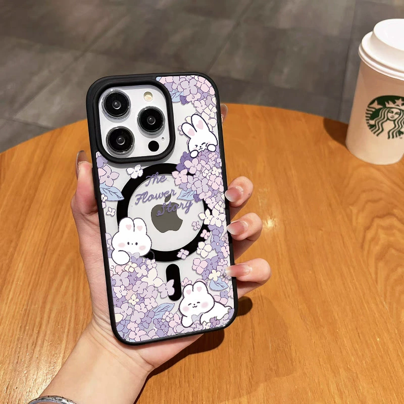 Заяц, совместимый чехол, милый чехол для iPhone 16, 13/14/15, 15 Pro Max