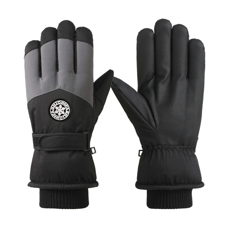 Men's Ski Gloves Winter Cycling Cold-Proof Anti-Freeze Thickened Warm Electric Bike Touchscreen Cotton Gloves Women Winter Outdoor Warm Gloves_desvips.com