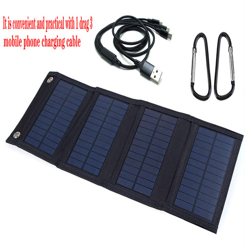 Solar Foldable Battery Monocrystalline 20W Solar Charger Backpack Solar Panel Portable Charger Wholesale
