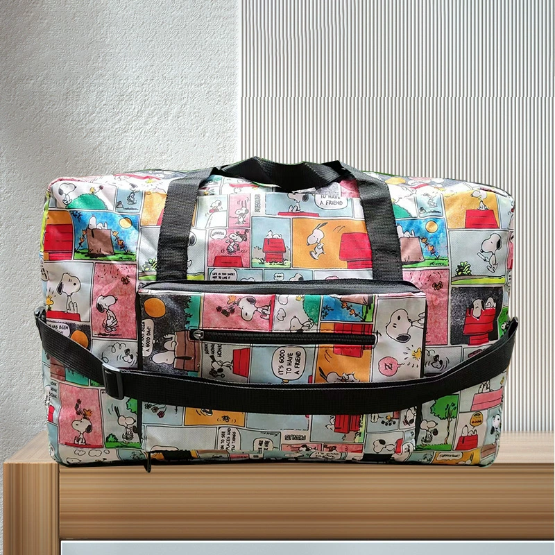 Foldable handheld travel bag, purse, capacious luggage sports bag, storage bag, suitcase, equipment bag