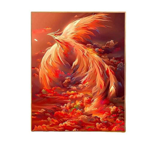 Tulip Flower Digital Oil Painting DIY Coloring Hand-painted Children's Drawing Filling Landscape Digital Oil Painting Wholesale