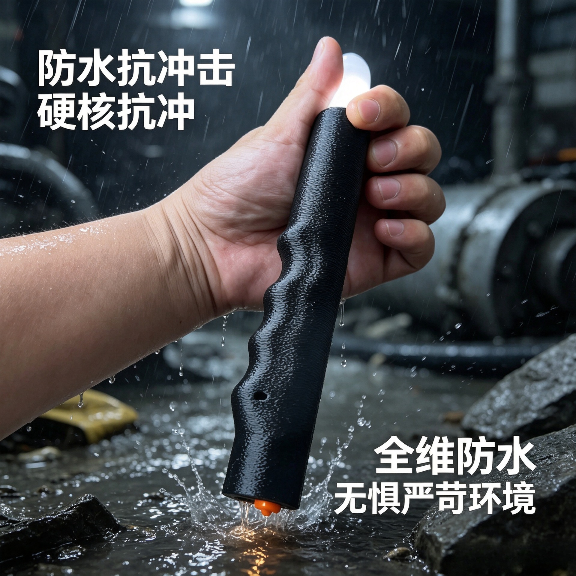 Cross-Border New Product: Bendable Mechanical Light, Portable Flashlight, Work Light, Bendable Led Flashlight Source
