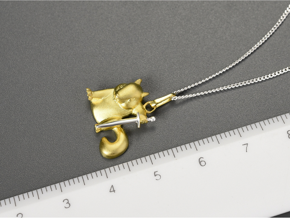 Stone-Free Inlay Material Wholesale Basic Classic Style Squirrel Sterling Silver Plating Pendants