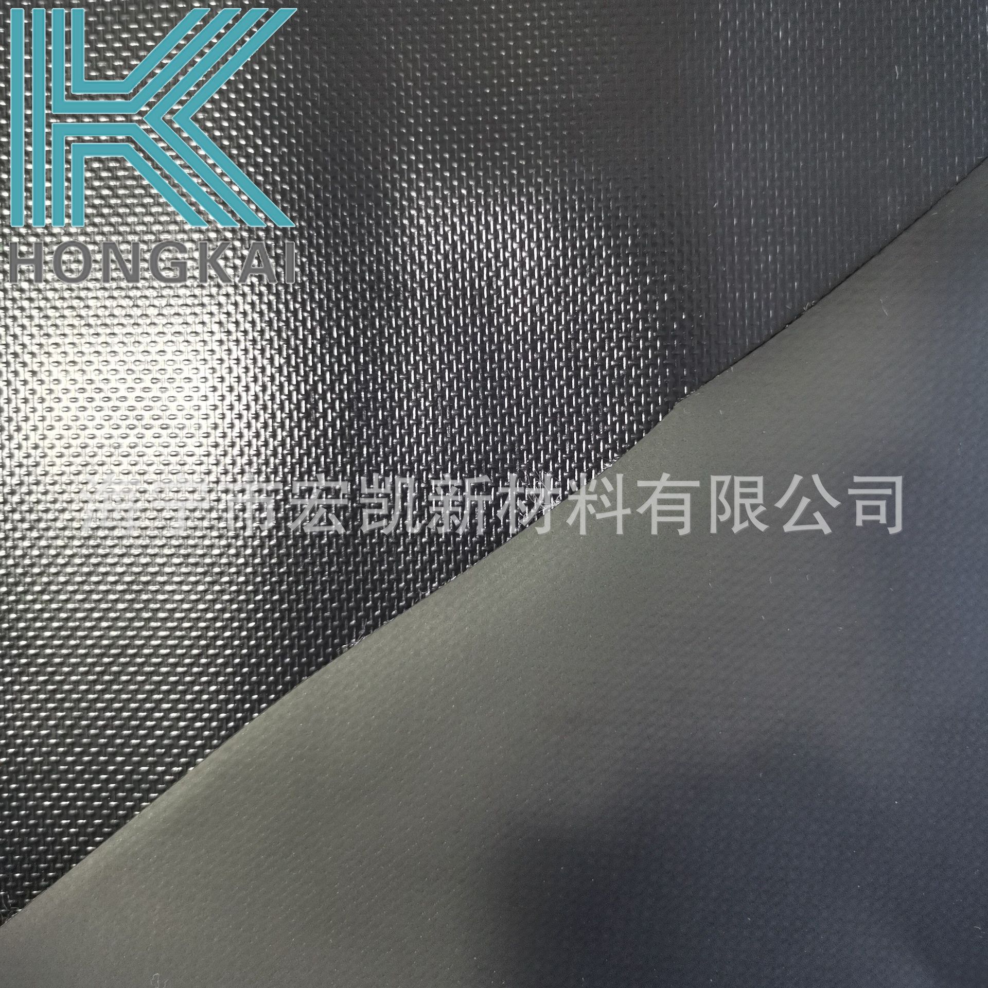 现货黑色PVC夹网革 PVC箱包户外防水包0.5MM、500D哑光PVC夹网布-阿里巴巴