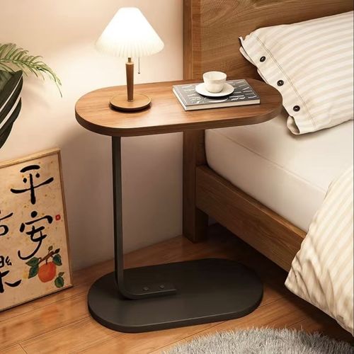 Corner sofa bed side table mobile mini bed side tea table living room storage home use bedside balcony small table table