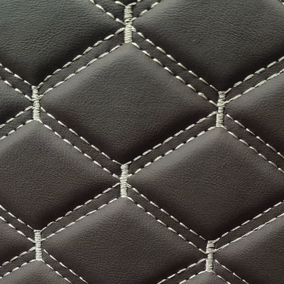 Universal Foot Pad Embroidered Leather Material, Burr-Resistant Backing