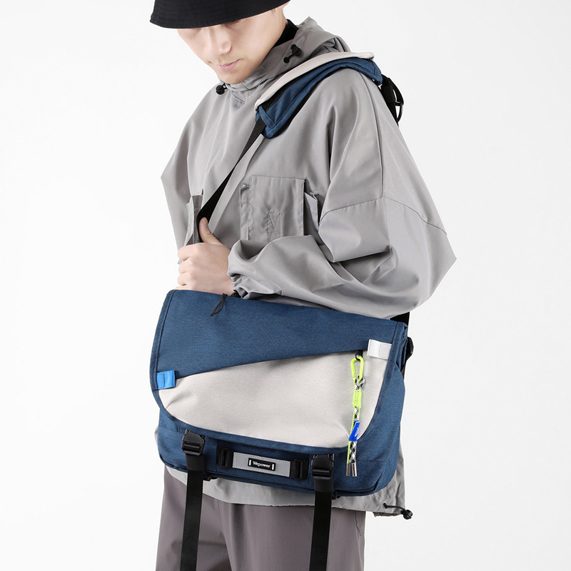 WEPOWER nuevo tipo de bolso de hombro de gran capacidad para hombres, bolso de hombro funcional para viajar, bolso de hombre simple, deportivo casual.