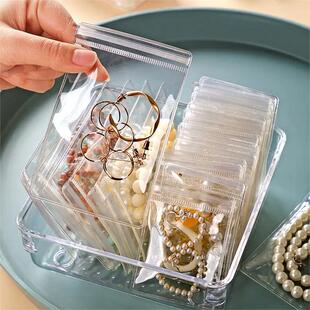 D 15748 PVC thick clear jewelry zipper bag PVC �Ӻ�͸�����