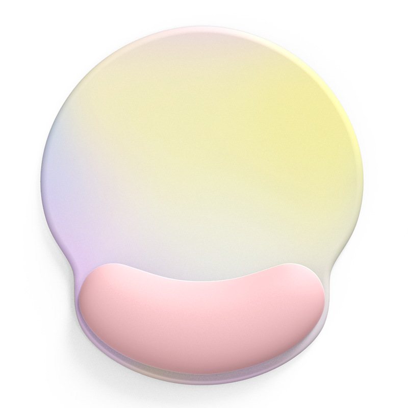 Nuevo gradiente mouse pad silicona muñeca pad estilo simple niños y niñas antideslizante portátil pulsera hermosa