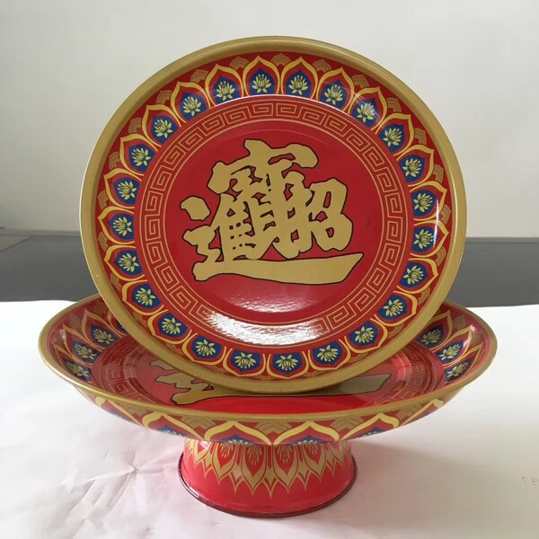 Alloy fruit plate for Buddha to worship the gods to worship the…
