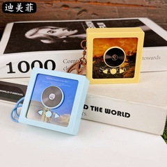 創意録音ミニレコードcdケースアルバムのキーホルダー