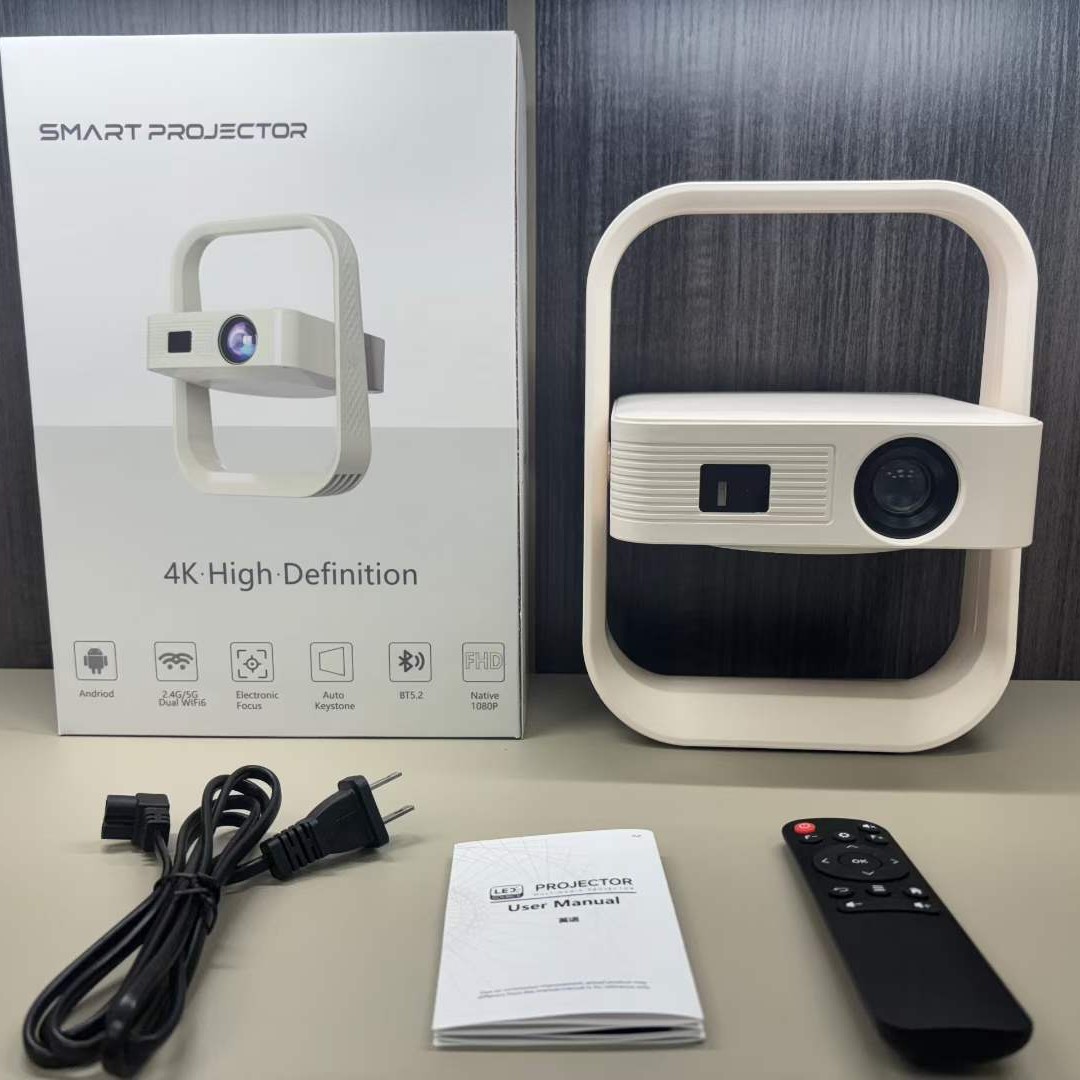 Proyector Inteligente Portátil para el Hogar HY300 HY300pro 4K Android 13 Inalámbrico