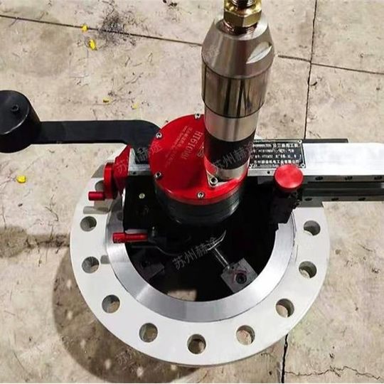 Suzhou Hutu portable flange surface processing machine flange sealing surface processing repair flange end surface repair machine