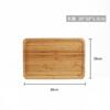 Senyi source manufacturer direct selling simple wooden home dining plate pizza snack snack snack fruit cutting board tray