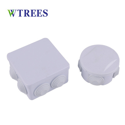 Economic type Stopper waterproof Junction box outdoors indoor Monitor Power Box ABS Cable Sealing Box IP65
