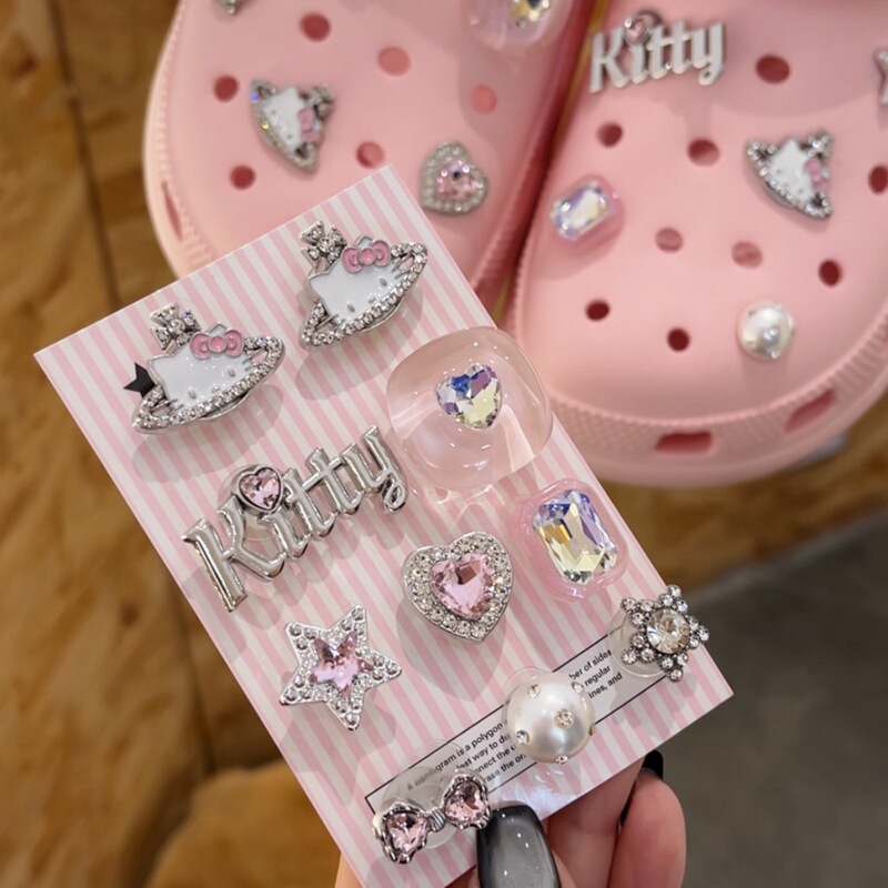 Alloy Powder Kt Clogs Flower Fashion DIY Five-Pointed Star Letters Universal Beach Shoes Shoe Accessories Metal Shoe Buckles Alloy Powder Kt Clogs Flower Fashion DIY Five-Pointed Star Letters Universal Beach Shoes Shoe Accessories Metal Shoe Buckles