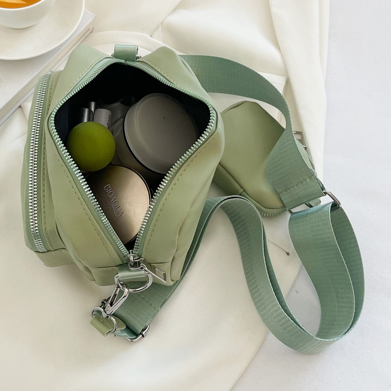 Nowa, mała, popularna torba listonoszka Baigou Box Nylon na jedno ramię dla kobiet_voghion.com