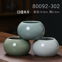多肉花盆陶彩哥窑冰裂特价组合大号创意肉肉复古清仓简约办公桌盆