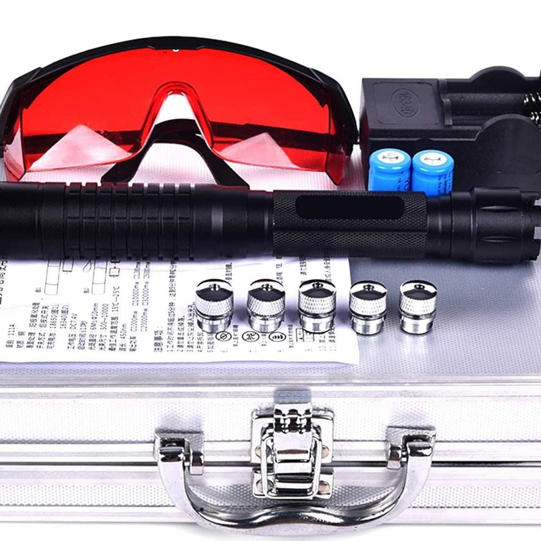 B009蓝光绿光红光手电防身探险指星笔激光手电救援信号灯教鞭引导