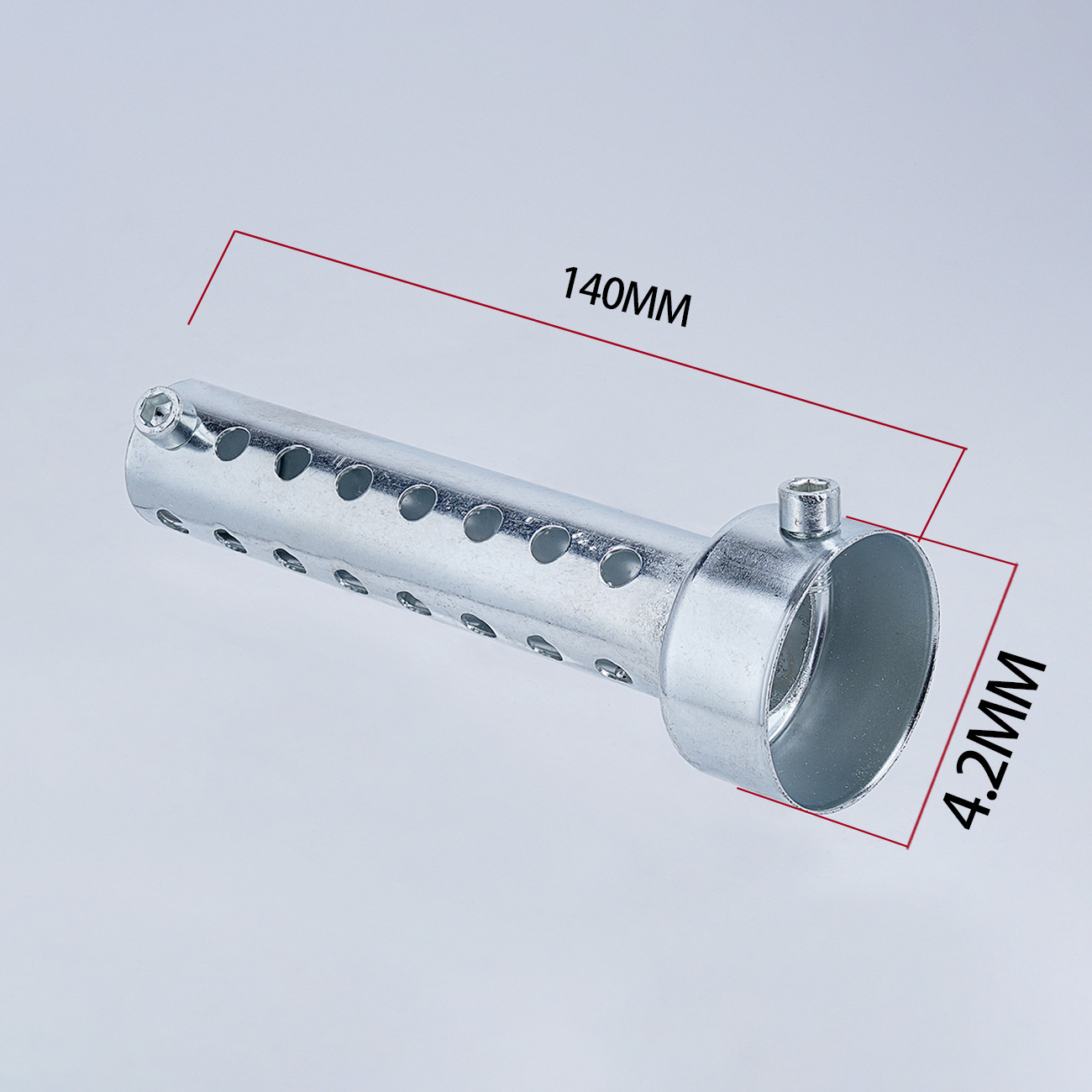 オートバイ改造部品排気管消音器の各種口径の長さ消音プラグ調整可能な減音ノズル圧力芯