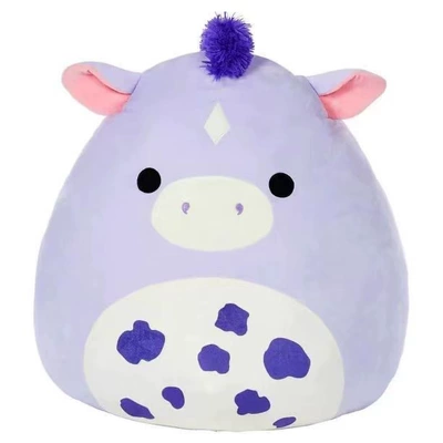 Doll in stock Wholesale — Oyuncaq yastıqlar - single-purple-spotted-cow-20cm0140kg