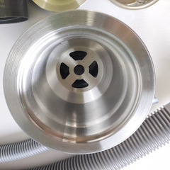 Stainless steel single-slot sink sink drain pipe, kitchen manual sink water removal, anti-blocking and anti-odor