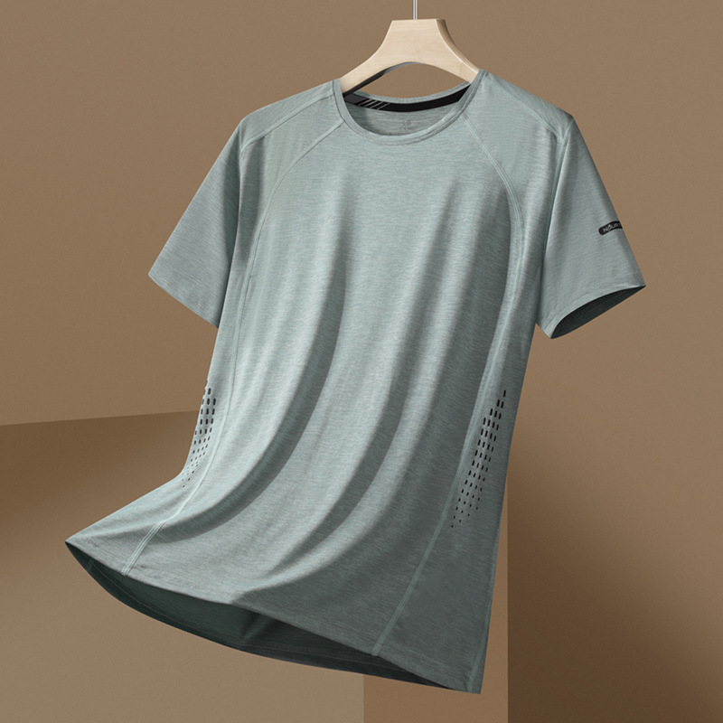 New Style Short-Sleeved Shirt for Men, Summer Thin, Loose, Quick-Drying Shirt, Running Shirt, Men's Top, Large Size New Style Short-Sleeved Shirt for Men, Summer Thin, Loose, Quick-Drying Shirt, Running Shirt, Men's Top, Large Size