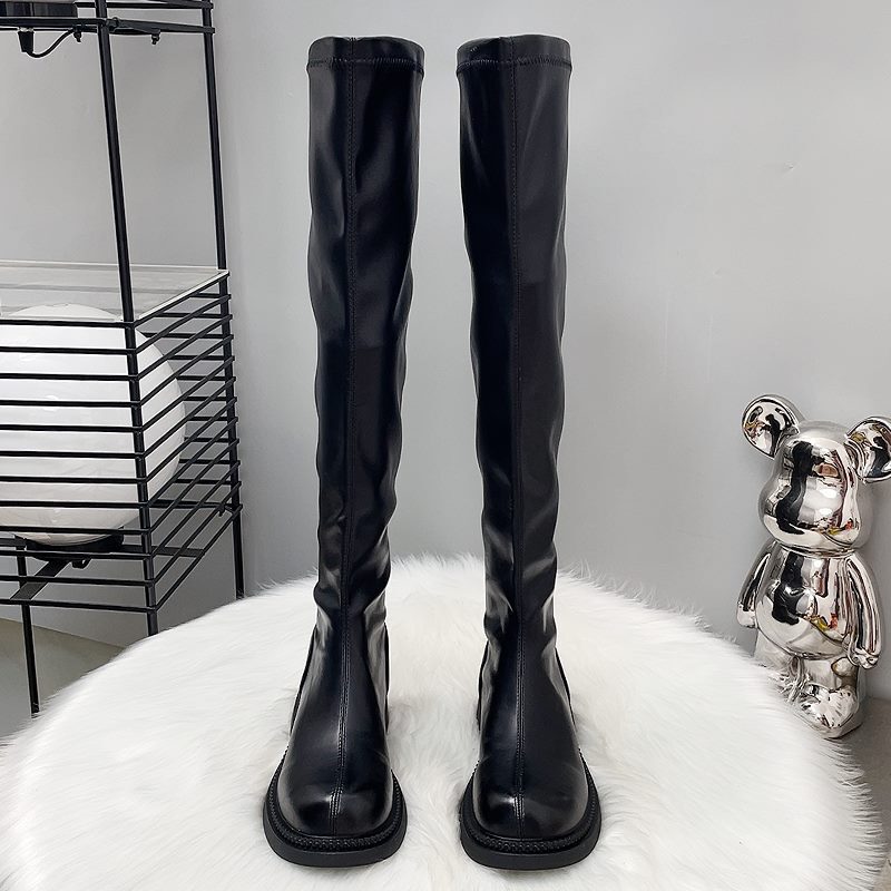 Boots, Boots for Women, Over-The-Knee Tall Women, 2025 New Autumn and Winter Velvet High Boots, Knight Boots, Flats Boots