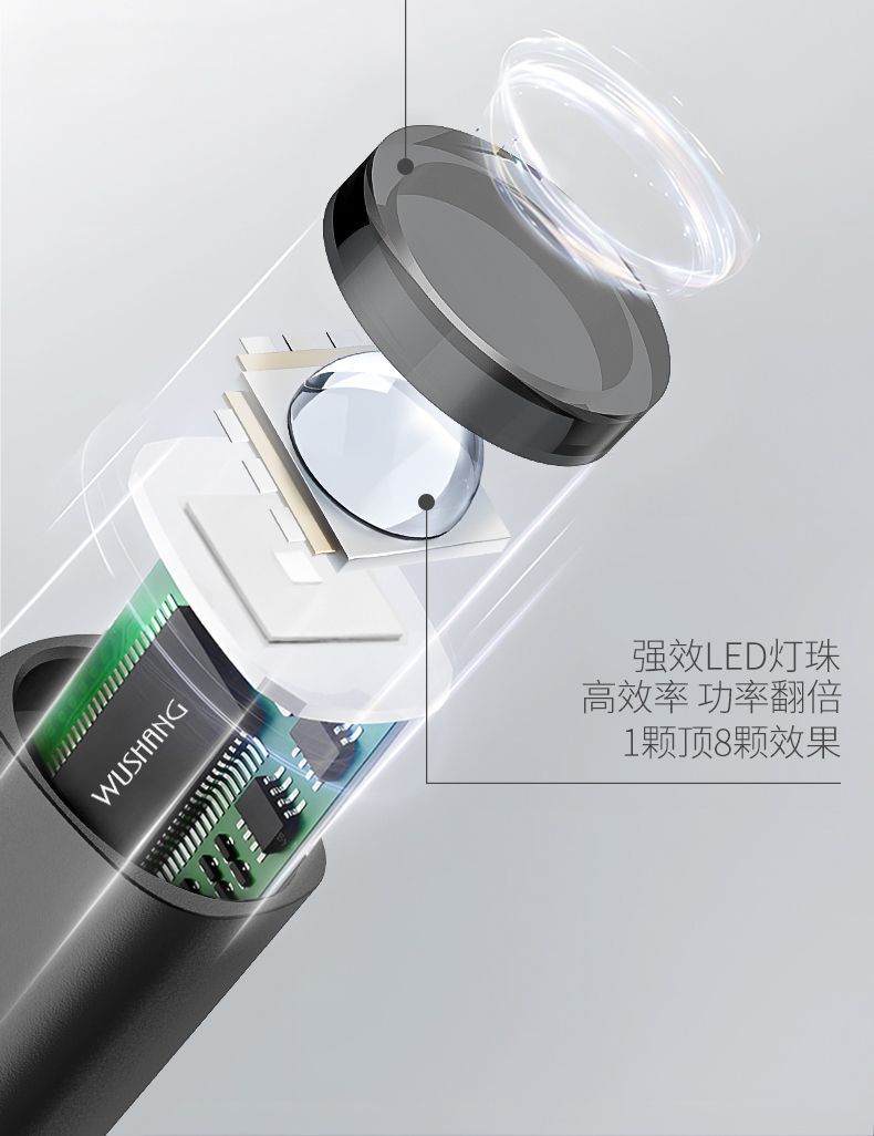 Germany Imported Manicure Tools Manicure Lamp Ultraviolet Flashlight Cat Moss Rechargeable Banknote Test Tobacco Test Alcohol Test