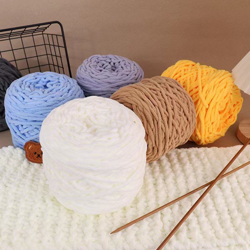Ice Strip Yarn Bear Scarf Handmade DIY Chunky Yarn Ball Crochet Shoes Cushion Hat Gift for Boyfriend/Girlfriend Clearance Sale Ice Strip Yarn Bear Scarf Handmade DIY Chunky Yarn Ball Crochet Shoes Cushion Hat Gift for Boyfriend/Girlfriend Clearance Sale