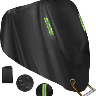 Warm rain-proof cloth Oxford cloth motorcycle cover thickened dustproof Waterproof sunscreen electric car pedal cover full cover