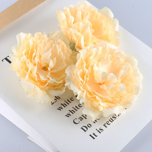 Simulated peony flower head Mid-Autumn Lantern Festival lamp flower accessories kindergarten background wall wedding room birthday party decoration artificial flowers