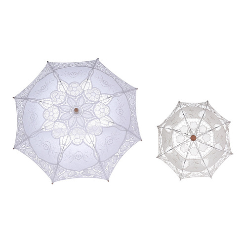 Manufacturer lace cotton lace umbrella wedding supplies bridal umbrella western palace banquet craft umbrella sun umbrella