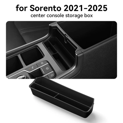 Suitable for 21-25 Sorento Central Control Armrest Box Front Storage Box Automotive Supplies Modification Accessories (Car storage bag/box) - 21-25-sorento-central-control-armrest-box-front-storage-box