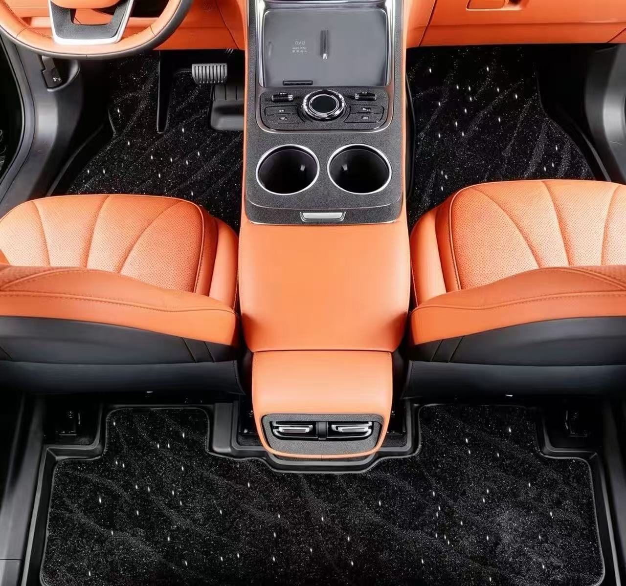 Suitable for Geely Galaxy M7 Floor Mats, Starry Sky Carpet, Original Tpe Floor Mats, Upper Layer Carpet, Full Coverage Modified Interior Accessories