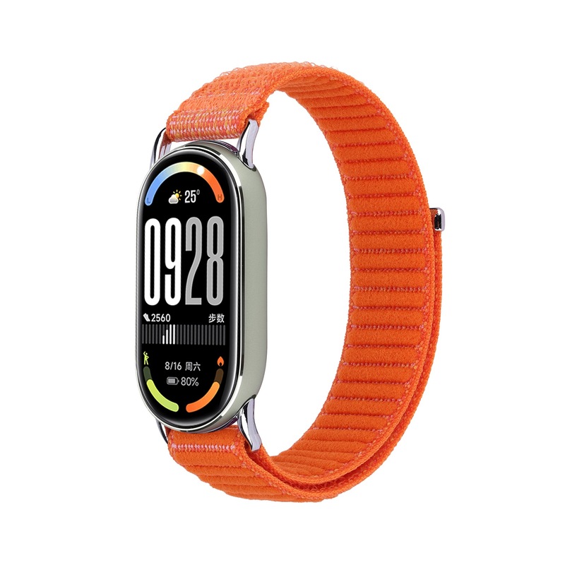 适用小米手环10表带波浪纹尼龙回环编织表带 mi band8/9 尼龙表带|undefined